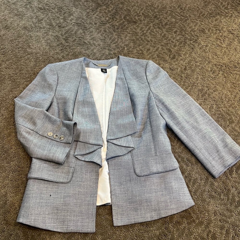 White black dress jacket woman’s